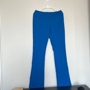 blue trousers
